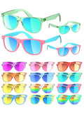 Sumsun Kids Sunglasses Bulk Party Favors 12 Packs Boys Girls Age 3-8 with UV400 Protection for Birthday Graduation Party Supplies (Blocking color 24 Pack) - style: 24pc Blocking Color