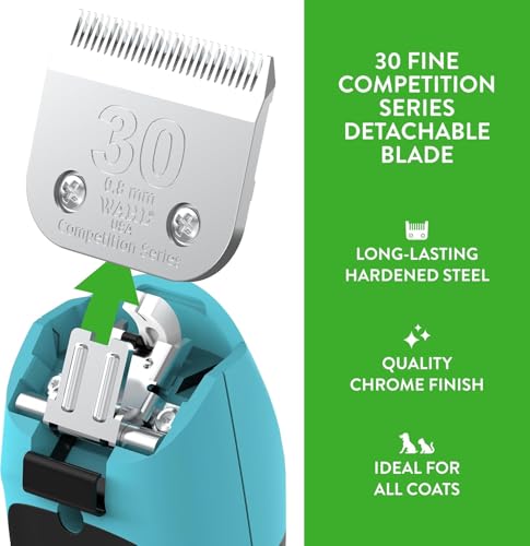 Wahl Professional Animal Competition Blade, 2355-100, 30 | Fine, Detachable Blade with 1/32 in Cut Length - size: 30