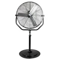 Maxx Air Industrial 30" Pedestal Fan, Powerful Heavy Duty Commercial Fan for Warehouses, Factories, and Large Spaces, Adjustable Height, Durable Construction, High Velocity Air Circulation