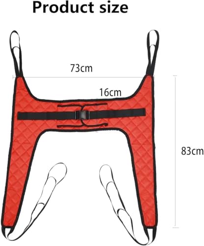 Patient Lift Sling - Commode Medical Transfer for Shower Bath, U Sling for Toileting, Elderly Bariatric - Divided U Slings, XS - size: X-Small