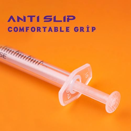 1ml Syringes with 25G 1 Inch Needles Luer Lock Syringe and Needle for Liquids, Individually Wrapped, Pack of 100 - size: 1ML-25G 1"