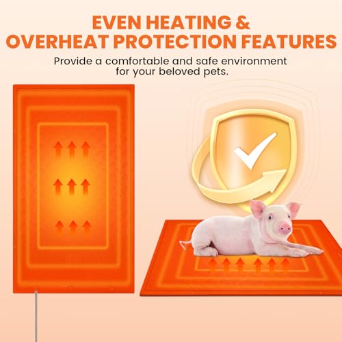 Pig Heating Mat, Suitable for Pigs, Pets, Reptile
