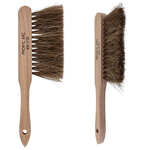 Professional Horse Hair Dust Foxtail Brush, 9 Inches for Work, Outdoor, Furniture