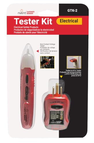 Gardner Bender GTK-2 Safety Kit, GVD-3504 Non-Contact Voltage Tester and GFI-3501 GFI Tester, 2-Piece