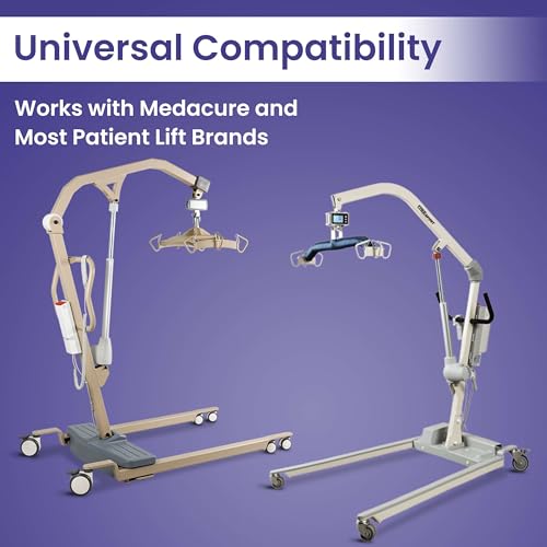 Medacure Full Body Patient Lift Sling Universal Compatibility - XXL Bariatric Polyester Transfer Sling for Hoyer, ProHeal, Invacare, Drive, and Other Patient Lifters
