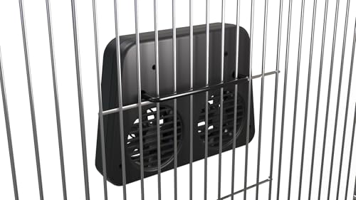 Push Industries 901.901 Vortex Kennel & Crate Fan Powered by 120V or Inc. Rechargable Battery - Multi Speed (Each) - size: Standard - Each