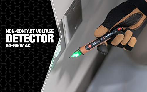 Southwire 40136N NCV Pen Type Detector with Flashlight; 50-600V AC Pro