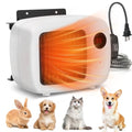 Pet House Heater with Thermostat, 300W/600W Heater for Dog Houses & Chicken Coops, PTC Heating, Overheat Protection, 6FT Anti-Chew Cord, Indoor & Outdoor Use, Up to 105 Sq Ft