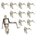 10pcs 304 Stainless Steel Rabbit Water Nipple Drinker with Card for Rodent Cage