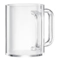 Khen Judaica Acrylic Hand Washing Cup for Netilat Yadayim with Dual Handles - 5" Clear Unbreakable Plastic Negel Vasser Wash Cup for Everyday & Passover Seder, Shabbat, Shul, Synagogue & Home (Clear) - color: Clear