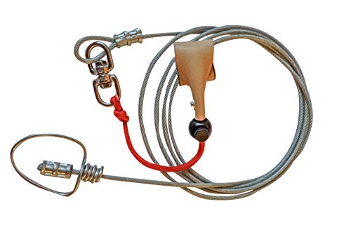 Astro Egg Homestead Space Age Tie Cord (6ft, Steel, Red) Qty-2