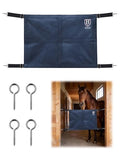 Harrison Howard Stall Guard for Horse Barn with Adjustable Straps and Sturdy Spring Hooks Included Horse Stall Guard, Navy - color: Navy