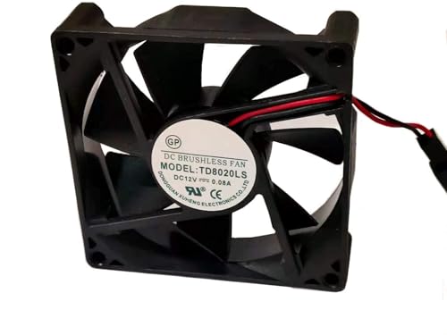 Joshua Adams TD8020LS 8020 12v 0.08A 8CM Silent Cooling Fan