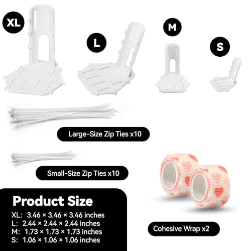 4 Sizes Poultry Leg Support Kit for Chicken, Bird, Duck, Goose