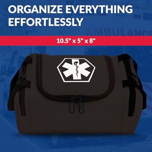 Dixigear Empty First Responder II Bag 10.5" x 5" x 8" - Tactical Black - color: Tactical Black