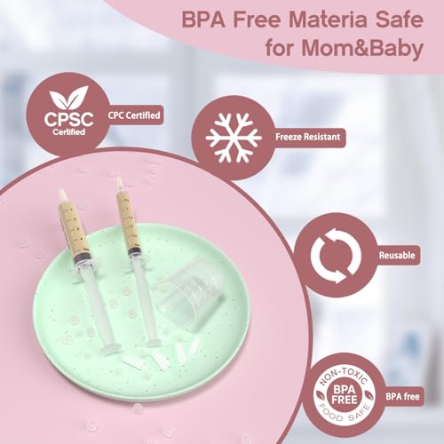 120 Sets 1/3/5ml Colostrum Collector Kit Include No Needle Colostrum Syringes with Caps 1/3/5mlx60, Stickerx120, 20ml Measuring Cupx4, Ziplock Storage Bagx12 for Breastmilk Collector - size: 120pcs-1ml/3ml/5ml