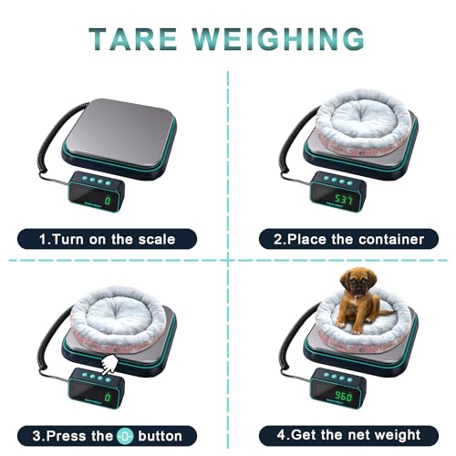 GRAM PRES Digital Shipping Scale, 86 lbs/0.1oz Highly Accurate Postal Scale | for packages with Hold/Tare/Separate LCD Display，Stainless Steel Postage Scale，Package Scale for Small Business, Mail Scale