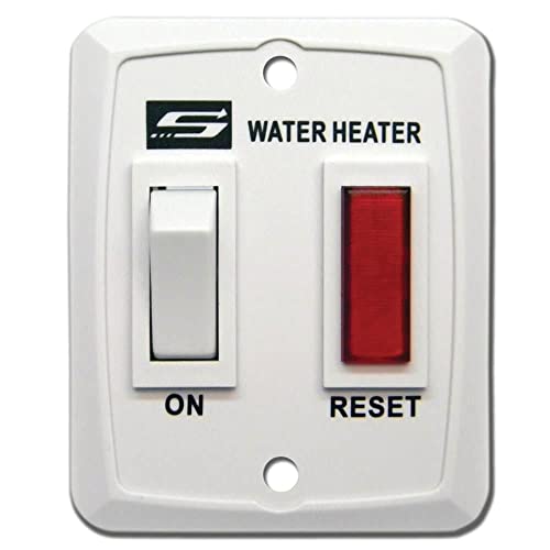 Suburban Single RV Water Heater ON/OFF Wall Switch, White (234589) - color: White