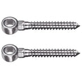 Insaga 304 Stainless Steel Gate Hinges for Wooden Fences, One-Piece Gate Hinge Eye for Wooden Farm Gate Hinge, Heavy Duty Gate Hinges with Hole Dia 5/8'' (2Pcs, M12) - color: M12-Hook Hinge-2pcs