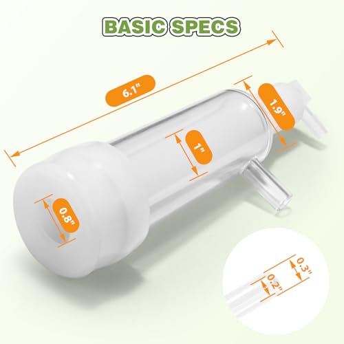 φ25mm Double Head Teat Cup for Goat, Milking Machine Accessory | with 5x8mm Hose, Easy to Clean, Soft Silicone Liners - style: Cups for goat