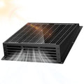 25W Solar Fan for Chicken Coop 430CFM Solar Exhaust Fan | IP67 Waterproof Solar Panel-No Wiring Required, Easy Install Greenhouse Fan for Shed, Attic,Barn, Dog House - size: 25W Solar Fan