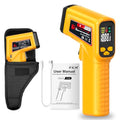 FKM Rechargeable Infrared Thermometer Gun,13-Point Laser-High Precision | -58°F~1472°F Non-Contact Laser Thermometer Gun,Digital IR Temperature Gun for Cooking,Griddle,Oven,HVAC,Automotive,Industrial - color: Amber