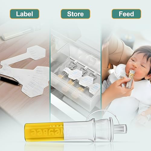 Colostrum Collector Kit | Reusable Silicone Breast Milk Collector for Harvesting Colostrum Breastmilk, Pre-Sterilized Includes Storage Case & Cotton Wipe | Set of 14 Collectors, 5mL each - size: 14 Piece Set