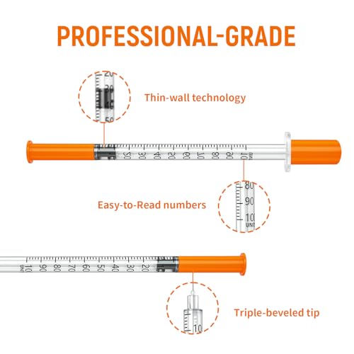U-100 30G 1ml/cc 5/16" (8mm) Pack of 25 - size: 1ml-30G 5/16", style: 25 Pack