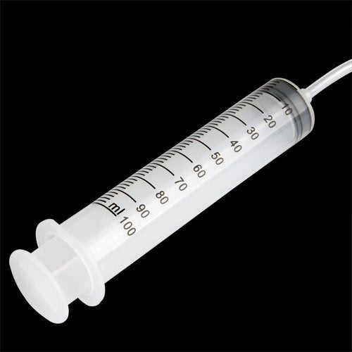 Karlling Large Syringe for Nutrient Measuring 80cm Handy Tube - style: 100MLB(1 Pack)