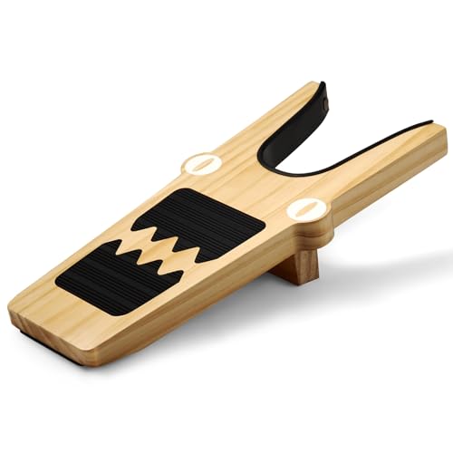 Wooden Boot Jack - Extra Wide Boot Puller Remover For Men,Woman, Elderly, Handicap and Disabled, Ideal for Cowboy Boots, Work Boots & Shoes, One Size Fits All