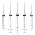 10mL/cc Disposable Luer Lock Syringe 18G 1.5 inch for Lab Use, Individually Wrapped, Pack of 50 - style: 10ml-18G-1.5" (luer lock)