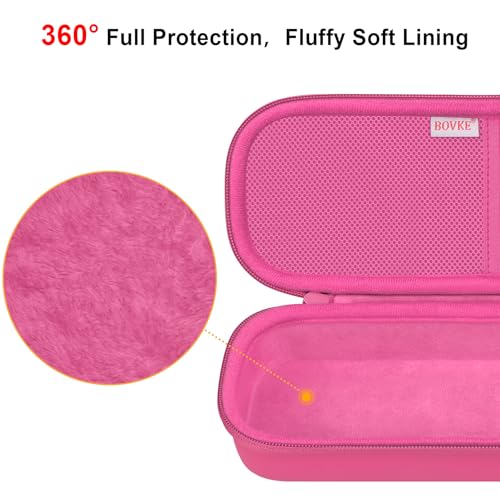 BOVKE Stethoscope Case for 3M Littmann Classic III/Cardiology IV–Raspberry | Lightweight II S.E/ MDF Acoustica Stethoscopes Hard Bag, Medical Supplies Case for Nurses, Doctors, Nursing School Essentials - color: Raspberry