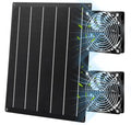 Solar Fan for Chicken Coop, 20W Solar Powered Fans with Dual IP65 Waterproof Fans for Outside solar panel kit