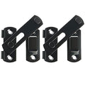 Alise 2 pcs Flip Latch Gate Latch,3 inch Stainless Steel Barn Door Lock,Anti-Theft Lock,Safety Door Lock for Wooden Fence,Matte Black Finish MS9003B-2P | Heavy Duty Gate Hardware ,Security Flip Latch,Anti-theft Latch for Barn Wood Fence Sliding French Doo