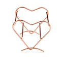AKOAK 1 Pack Beauty Sponge Mixer Stand, Drying Rack for Cosmetic Puffs, Makeup Brush Finishing Rack Powder Puff Display Stand (Not Included Sponge, Rose Gold)