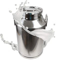 1 mm Thickened Stainless Steel Milk Can Large Liquid Container Storage,Stainless Steel Milk Bucket With Sealing Lid and Carry Handle,for Wine, Oil Storage Transport (60L/15.9 Gal) - size: 60L/15.9 Gal