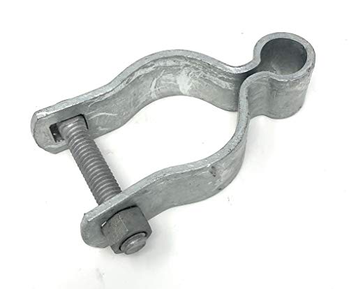 Pressed Steel Chain Link Fence Frame Hinge w/Bolt - (2 Sets Pack) (1-5/8") - size: 1-5/8 Inch