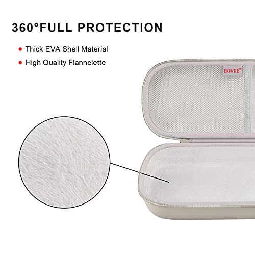 BOVKE Travel Carrying Case Compatible with 3M Littmann Classic III, Lightweight II S.E, MDF Acoustica Deluxe Stethoscopes - Extra Room for Medical Scissors EMT Trauma Shears and LED Penlight, Grey - color: Pu Leather_Grey