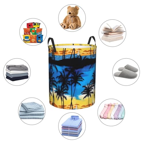 Laundry Basket Set Up Collapsible Large Capacity, Dirty Clothes Basket Durable Lightweight Hamper With Handles Ideal For Clothes,Toys Home OrganizationSize19.6in X 15.7,in63L - color: blue see
