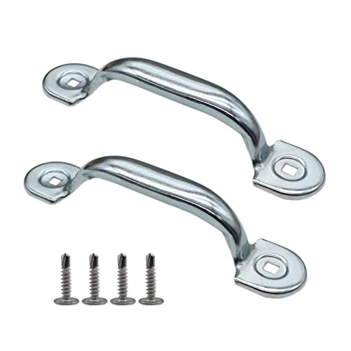 Garage Door Bottom Lift Handle for Most Gate Handles Replacement, Heavy Duty Door Pull Handle for Garage Outdoor Closet (2 Pack)