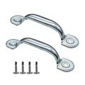 Garage Door Bottom Lift Handle for Most Gate Handles Replacement, Heavy Duty Door Pull Handle for Garage Outdoor Closet (2 Pack)