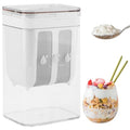 Yogurt Strainer 1100ML (1.16 Quarts/0.29GAL),Yogurts-Filter Milk Strainer with Fine Mesh Bag,Lid And Scale Mark, for Making Thick Greek-Yogurts,Soybean Milk,Berries,Soup,Fruit Juice