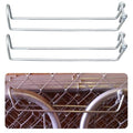Old-School/Over Throw Wire Arm Top/Gate Latch Chain Link/Double Driveway | Fit for Residential Gate Frames Constructed of Either 1-1/8" OD/1-3/8" OD Tube, Overall Length 13.5", Rust-resistant, 2Pc - color: 2 Pcs