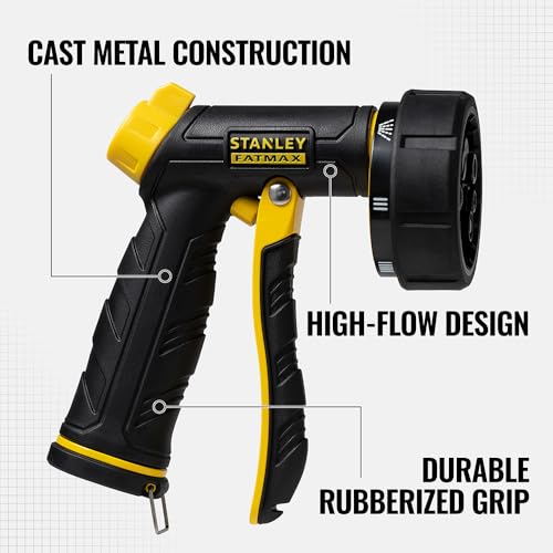 FATMAX 7-Pattern Professional Grade Front Trigger Garden Hose Watering Nozzle - BDS91929