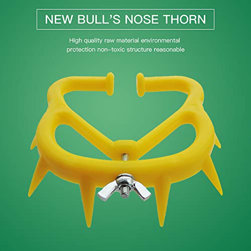 Plastic Calf Cow Cattle Nose Ring Weaning Weaner Anti Sucking Milking Stop Farm Products