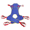 Universal Patient Lift Sling, Size L Full Body Lifts Slings with Head and Back Support, Padded Divided Leg Slings with Commode Opening, 5 Handles, 6 Straps, Transfer Sling for Elderly, - size: Large