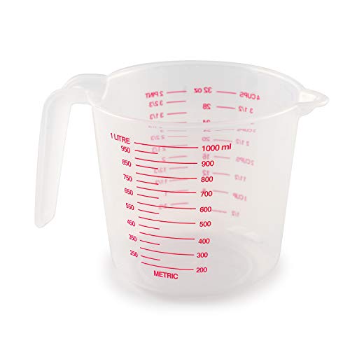 Norpro 4-Cup Capacity Plastic Measuring Cup, Multicolor - size: 4 cup (Pack of 1)