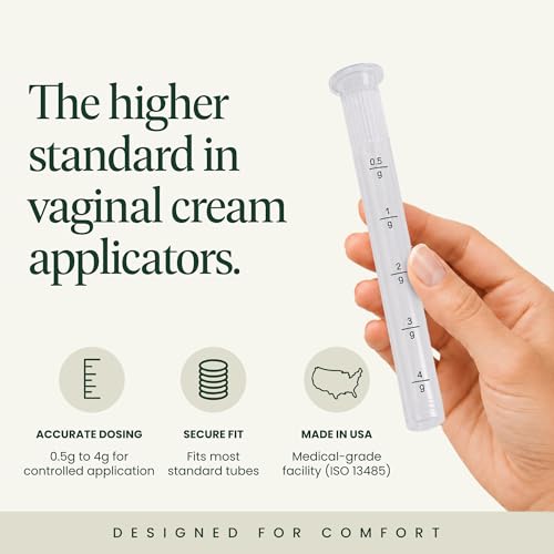 NewLife Naturals Disposable Vaginal Cream Applicators, 15 Pack | Threaded Vaginal Cream Applicators with Dosage Marks, Individually Wrapped for Gel, Lubricant, & Cream Single Use – USA Made - size: 15 Count (Pack of 1)