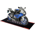 Drydiet Motorcycle Mat Garage Floor Rug Washable Parking Mats for Garage Floors Non Slip Oil Absorbent Pad Rubber Backing Layer Protects Floor(Track Style,98 x 40 Inch) - size: 98 X 40 Inch, style: Track Style