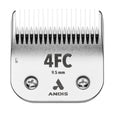 Andis 72615 UltraEdge Detachable Blade, Size 4FC, Deep Tooth, Chrome | Carbon steel cuts 3/8in for body trims & blending, fits AG, AGC, BG, DBLC, FHC, MBG & SMC dog clippers